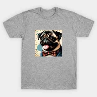 Pug Dog in a bowtie T-Shirt